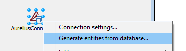 aureliusconnection generateentities