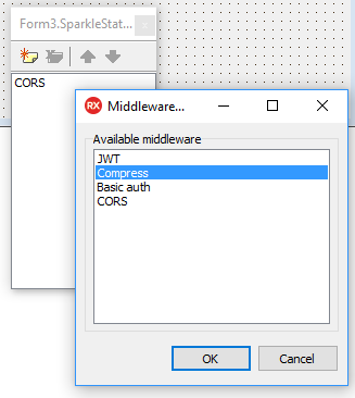 sparkle middleware editor