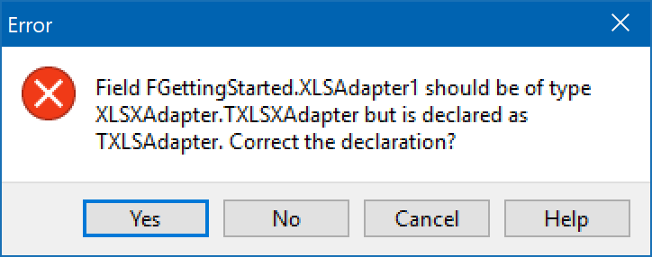 xlsadapter to xlsxadapter