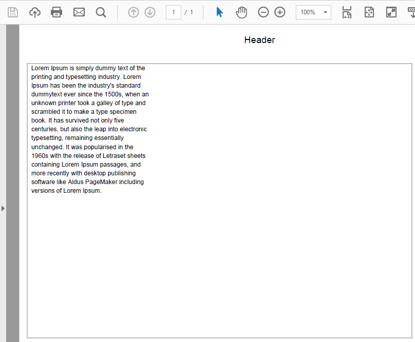 Drawing text