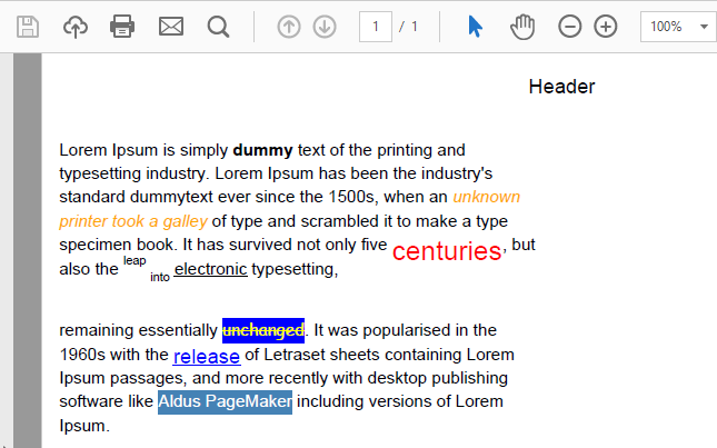 Drawing text