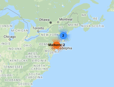 Google Maps marker clustering