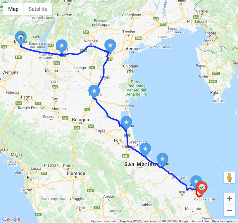 TMS FNC Route Calculator route editing