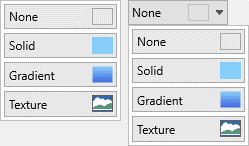 Fill kind selector items