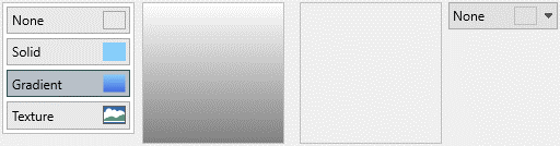 Fill kind selector on a form