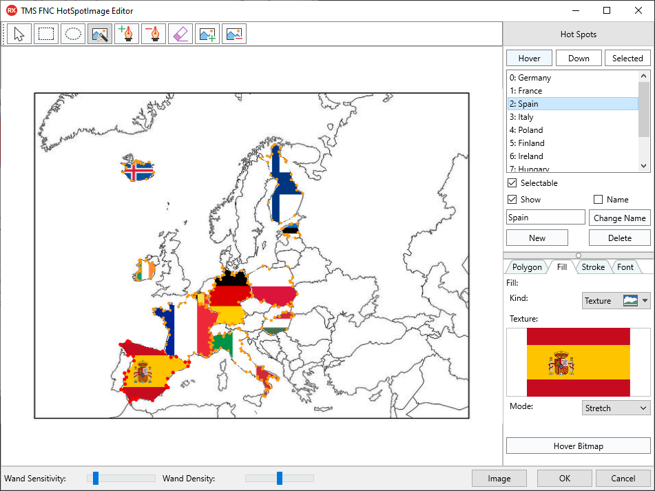 Hot spot image editor