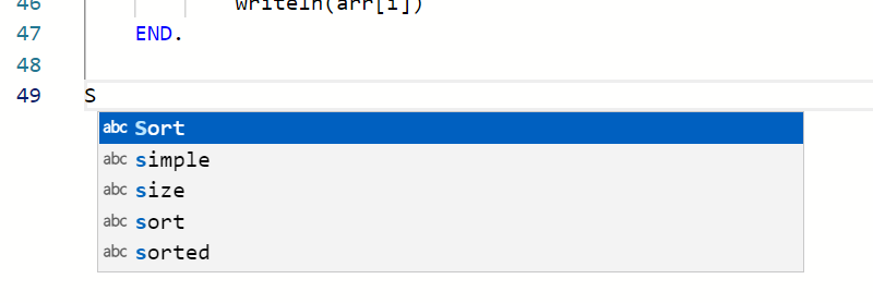 Code completion dropdown in TTMSFNCMemo