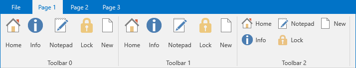 Toolbar at bblLabel layout step