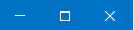 System menu with standard window control buttons