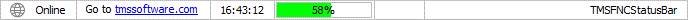 TTMSFNCStatusBar with multiple panel styles