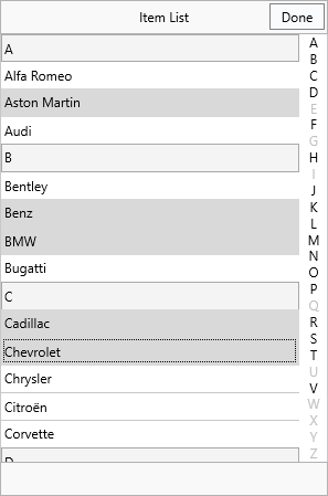 TableView in edit mode with multiple items selected
