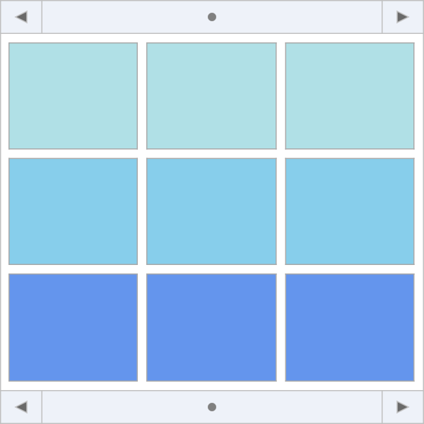 Tiles with different background colours per index