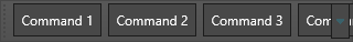 Toolbar collapsed into compact mode on a narrow surface
