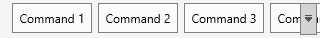 Toolbar collapsed into compact mode on a narrow surface
